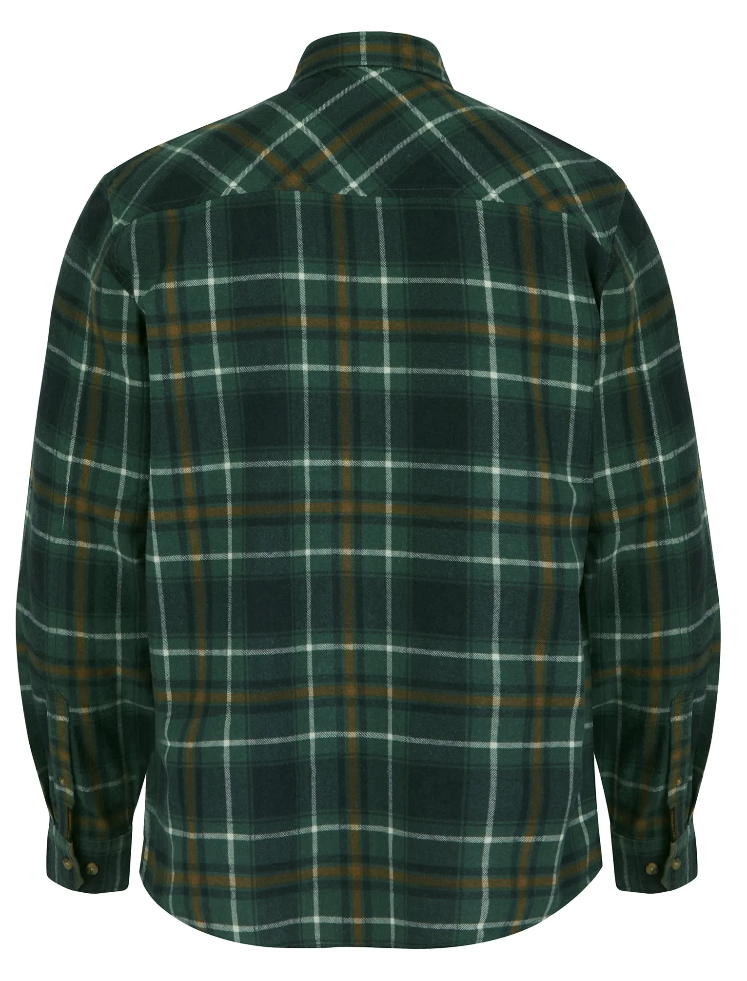Alloa Checked Cotton Flannel Shirt in Tapestry Blue - Tokyo Laundry