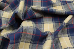 Brushed Flannel for Shirting - Checks