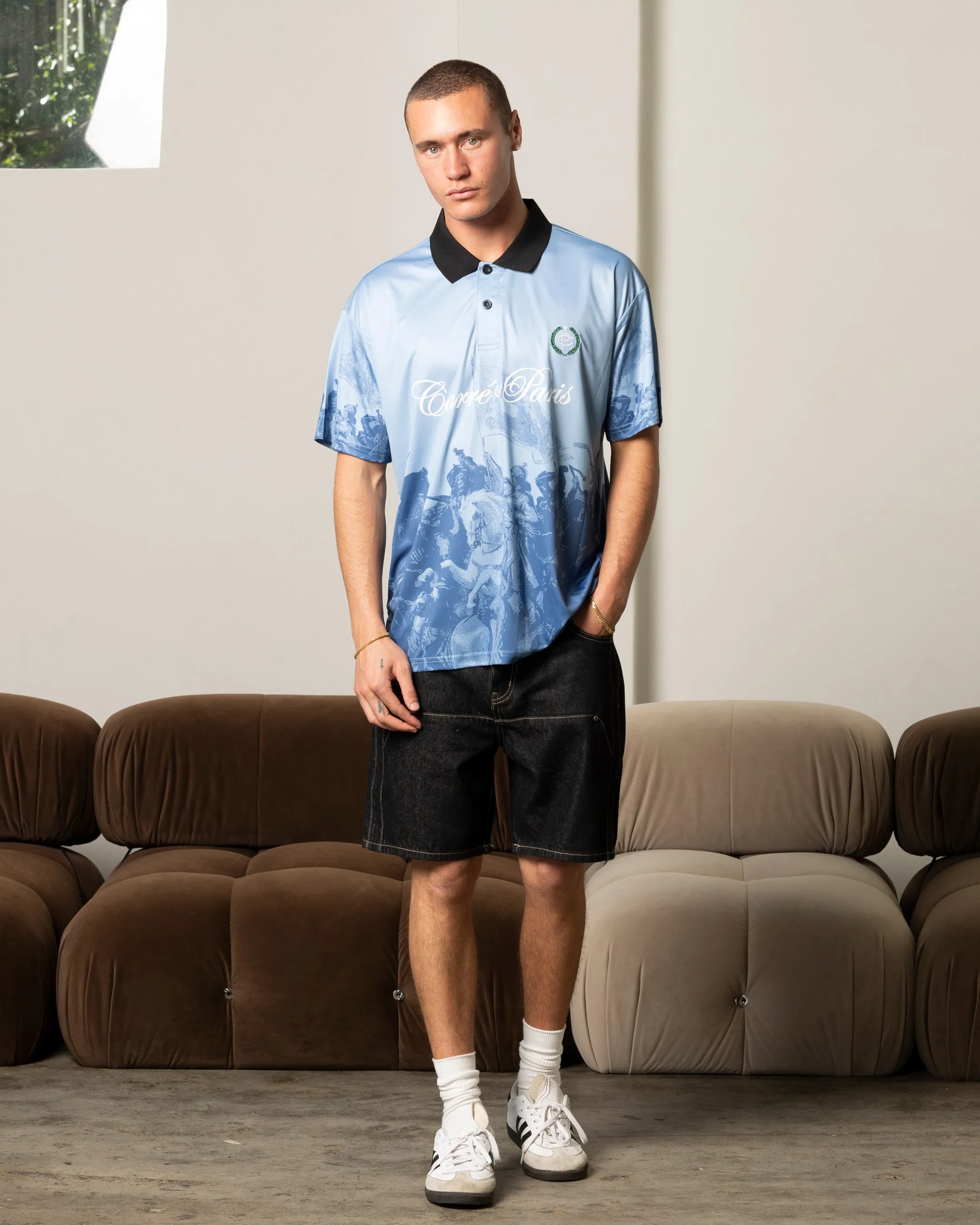 Carre Victory Short Sleeve Jersey Light Blue