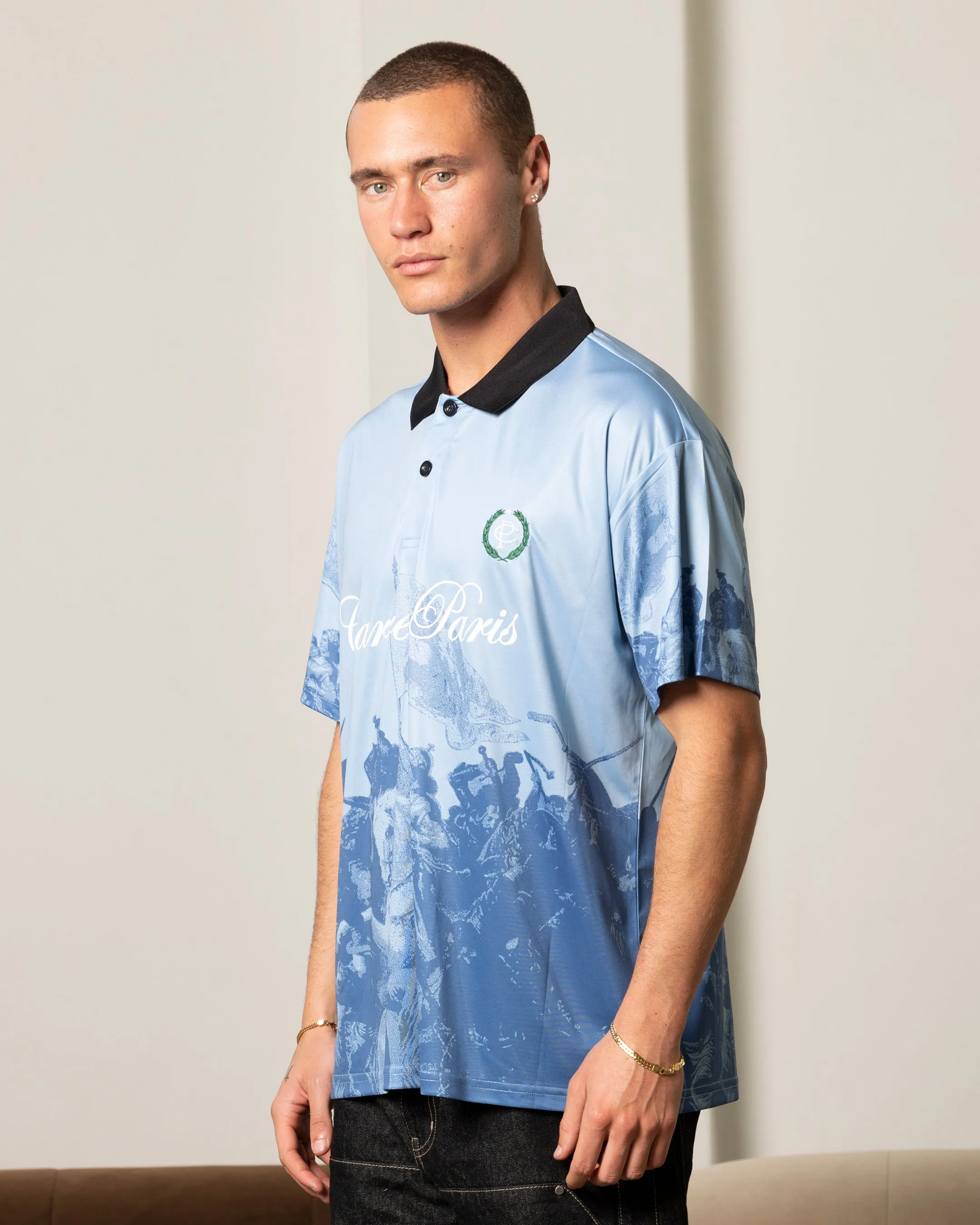 Carre Victory Short Sleeve Jersey Light Blue