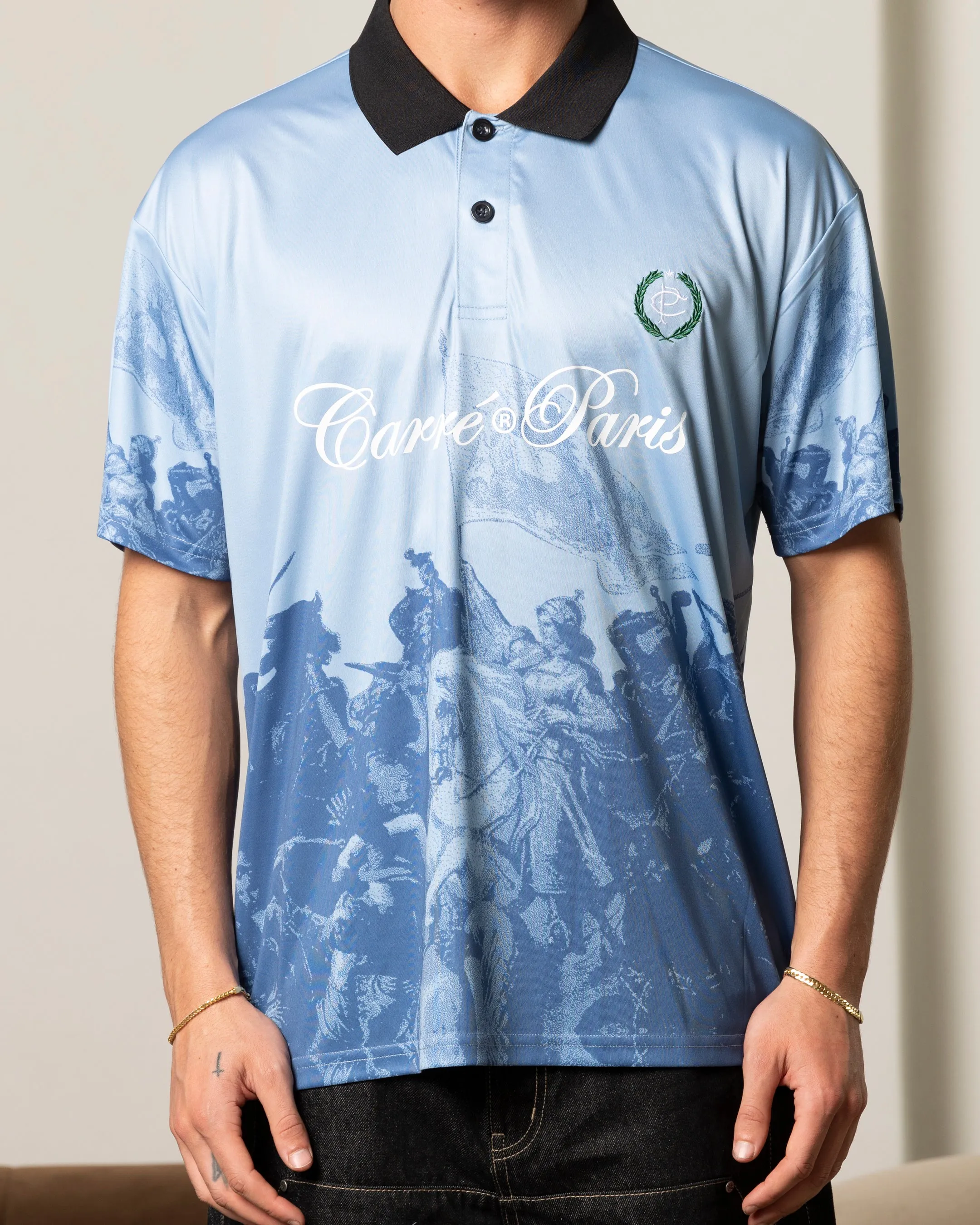 Carre Victory Short Sleeve Jersey Light Blue