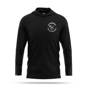 [COMFY] Performance Hooded Long Sleeve [BLK]