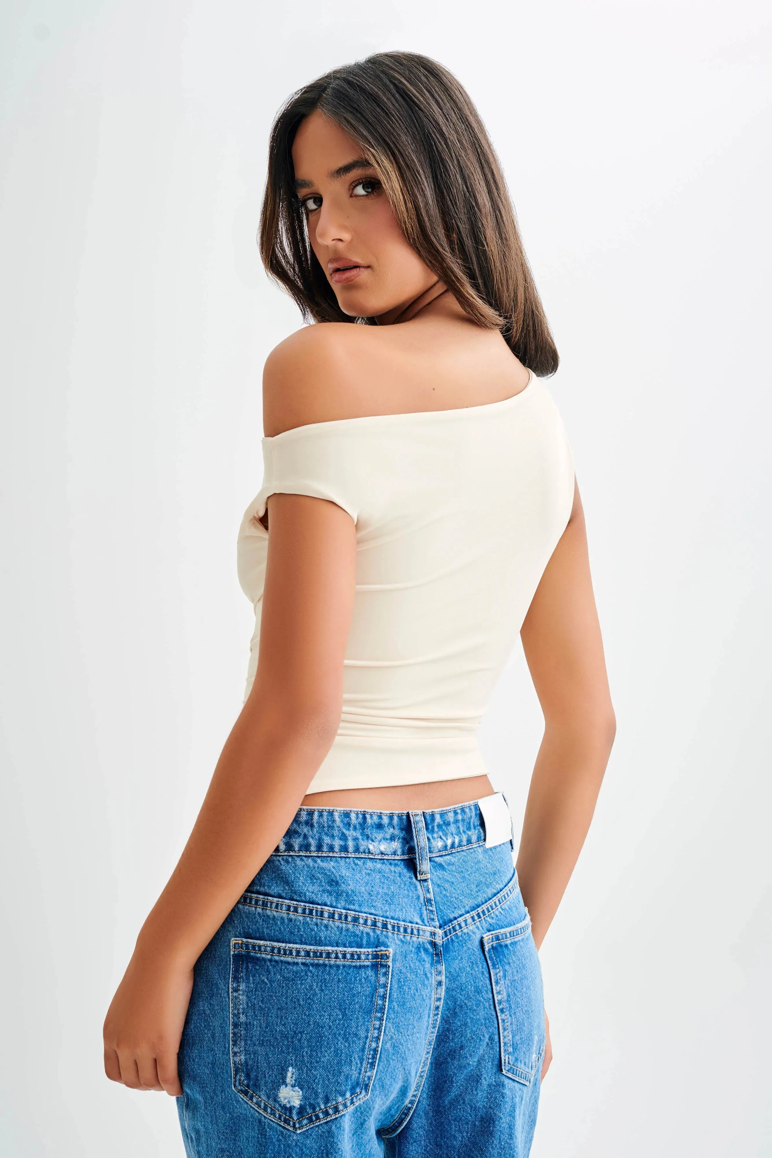 Contemporary Elegance Ruched Top