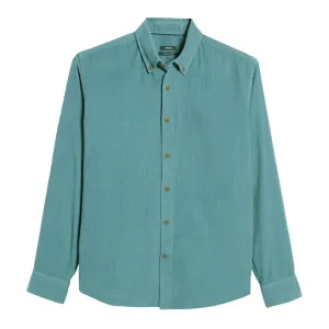 Corduroy Button Down (Icy Blue)