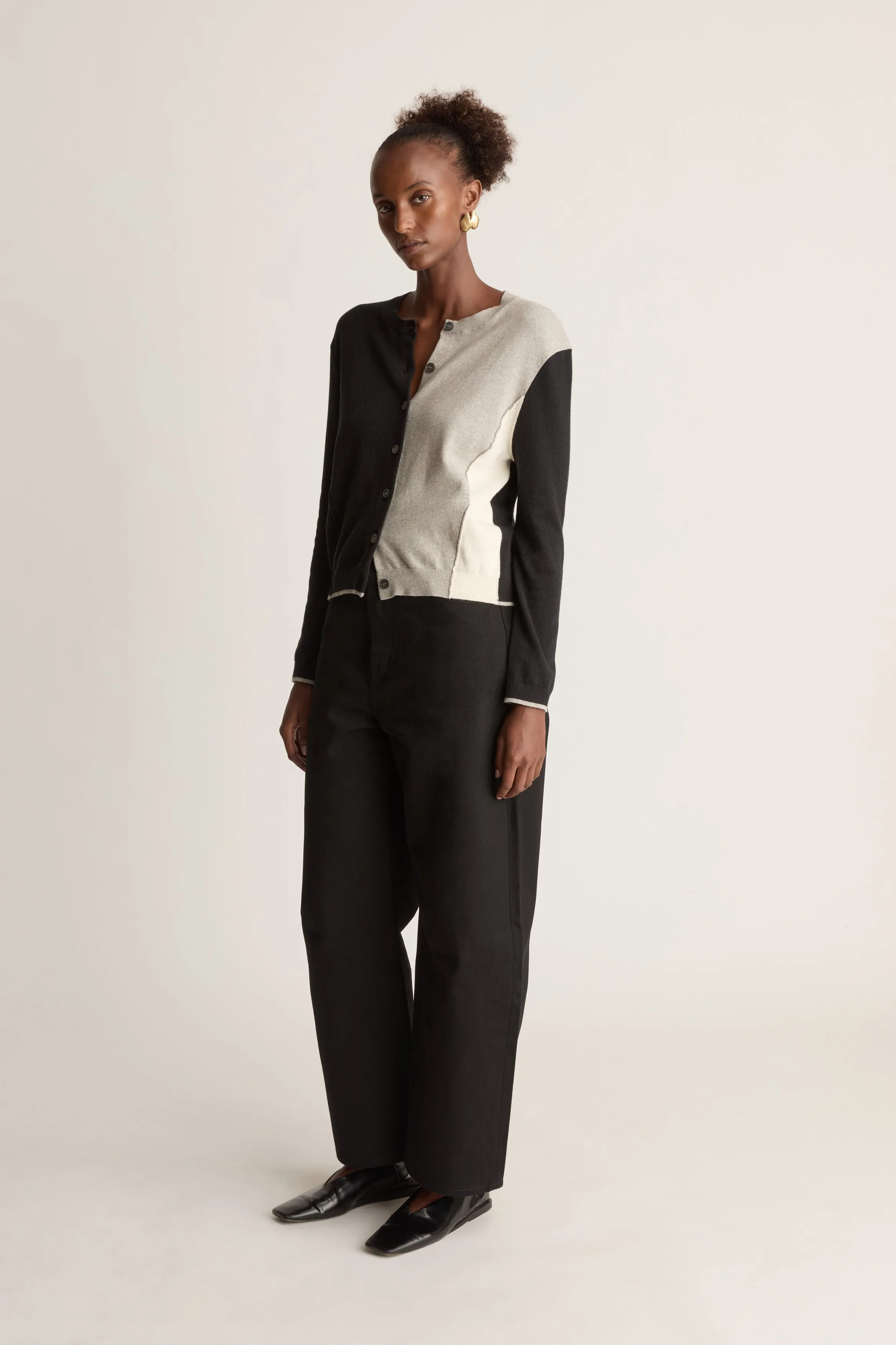 Cotton Cashmere LS Cardigan