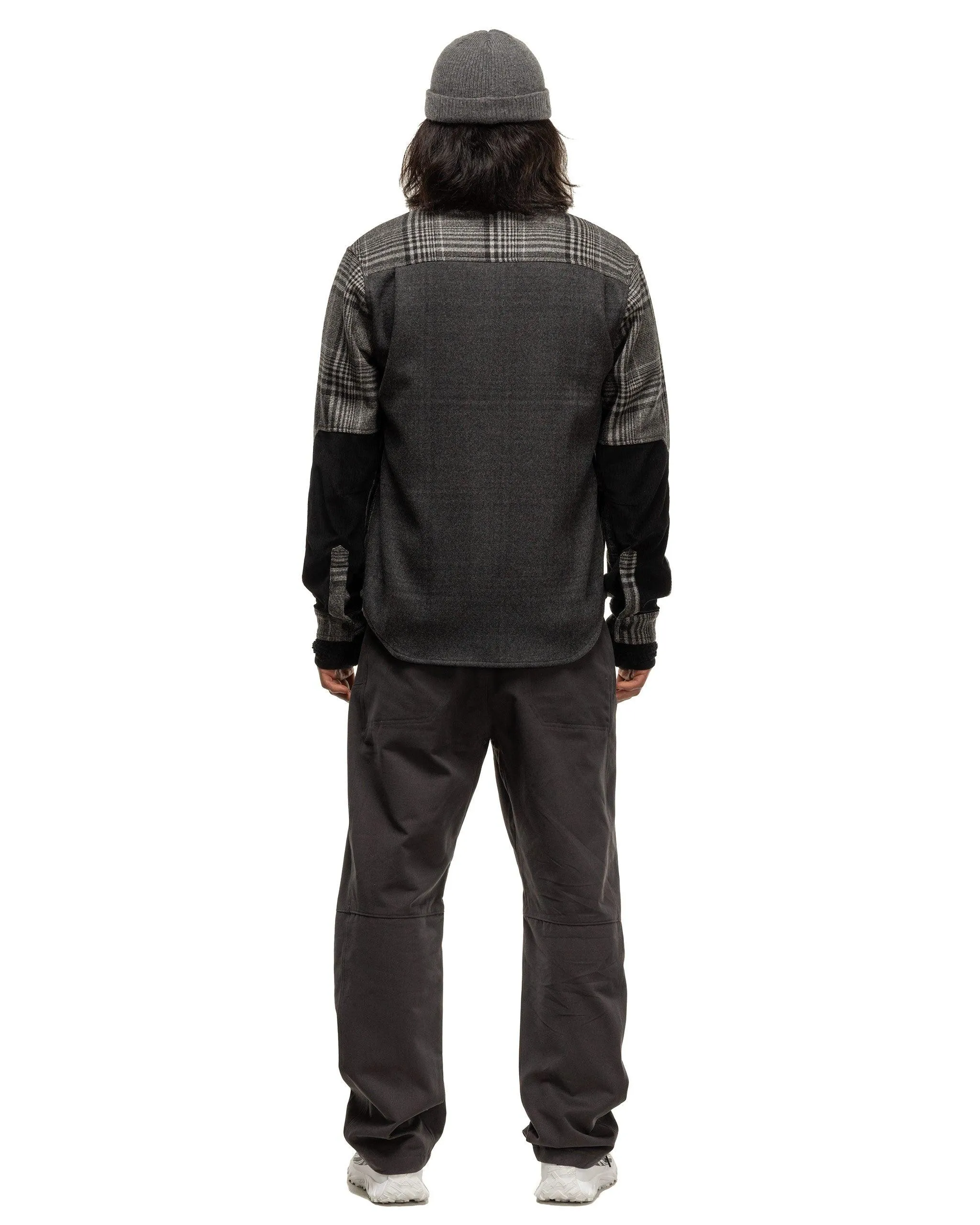 Crescent Shirt - Loro Piana Zelander® Merino Wool Flannel Grey