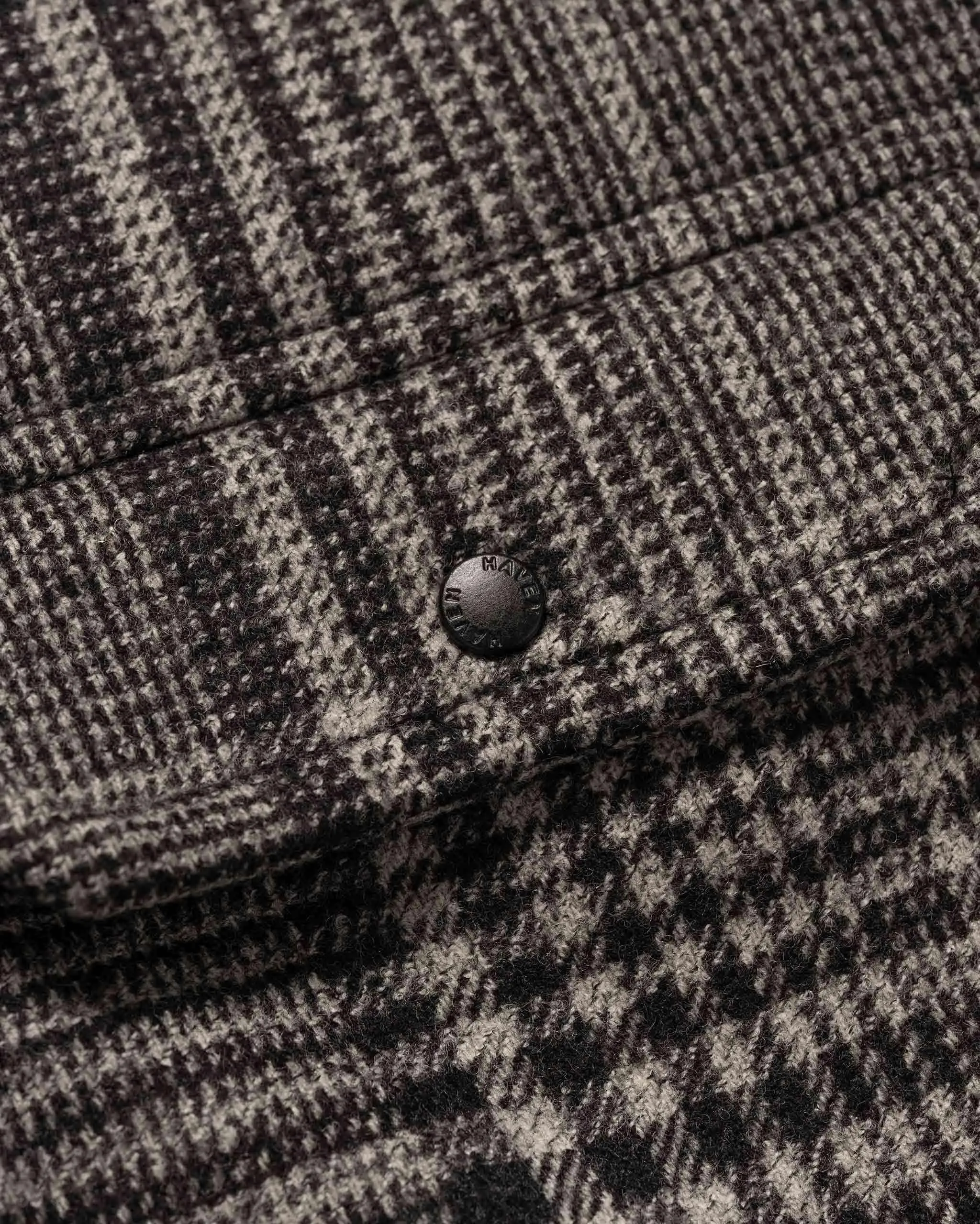 Crescent Shirt - Loro Piana Zelander® Merino Wool Flannel Grey