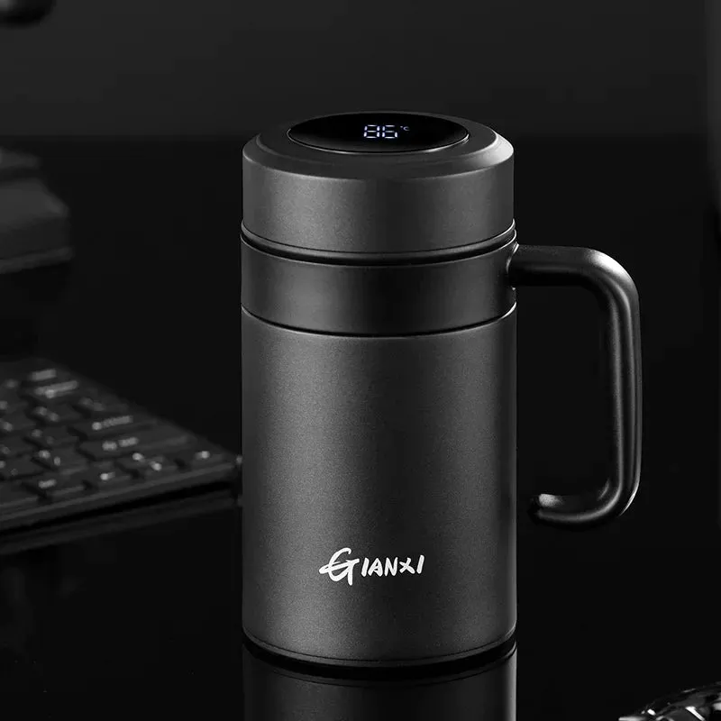 Double Walled Titanium Insulated Cup with Filter and Lid