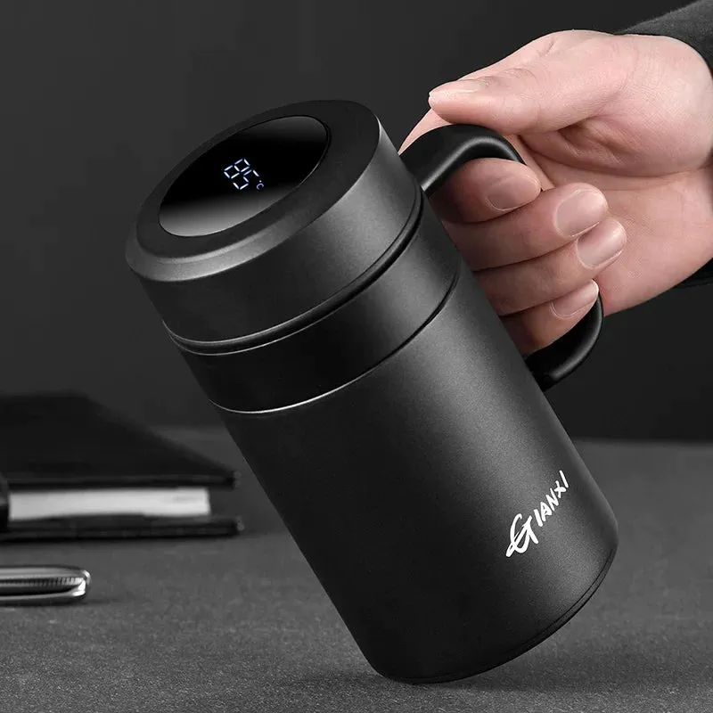 Double Walled Titanium Insulated Cup with Filter and Lid