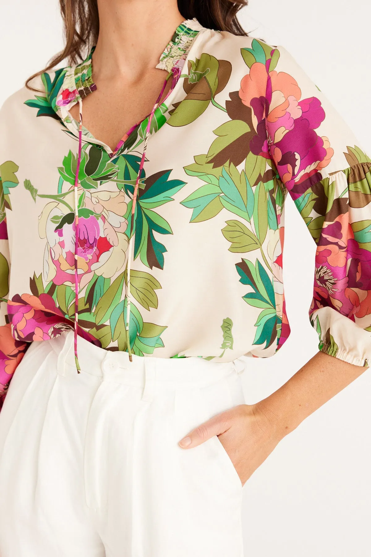 Fleur Blouse - Pink Floral