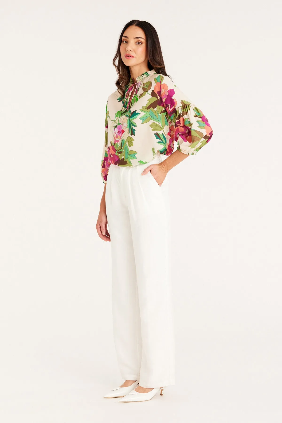 Fleur Blouse - Pink Floral