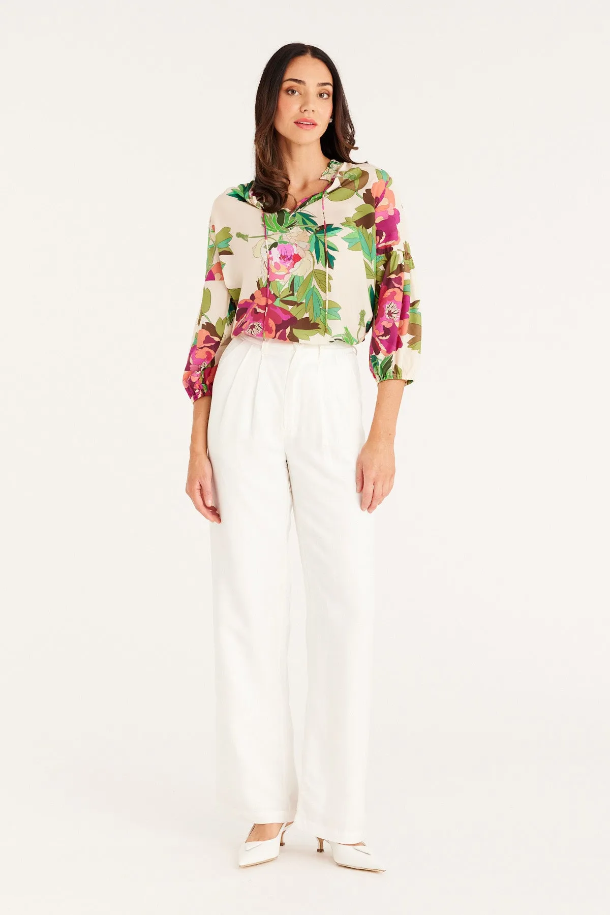Fleur Blouse - Pink Floral