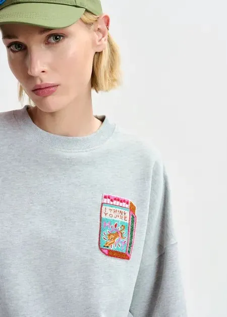 Hallumettes Embroidered Sweatshirt