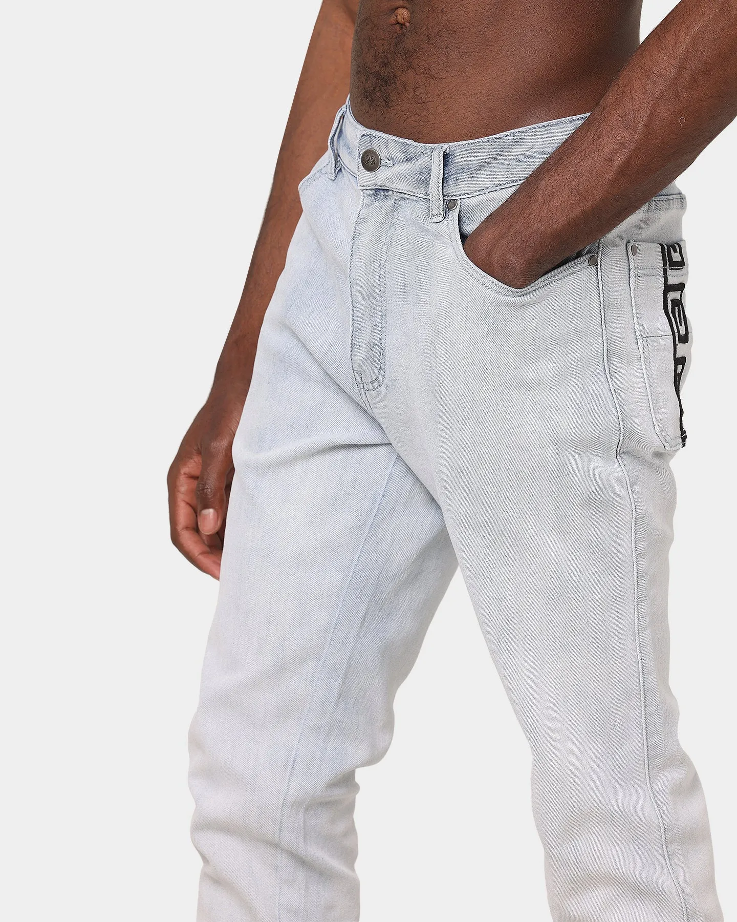 Last Kings King Denim Jeans Light Blue