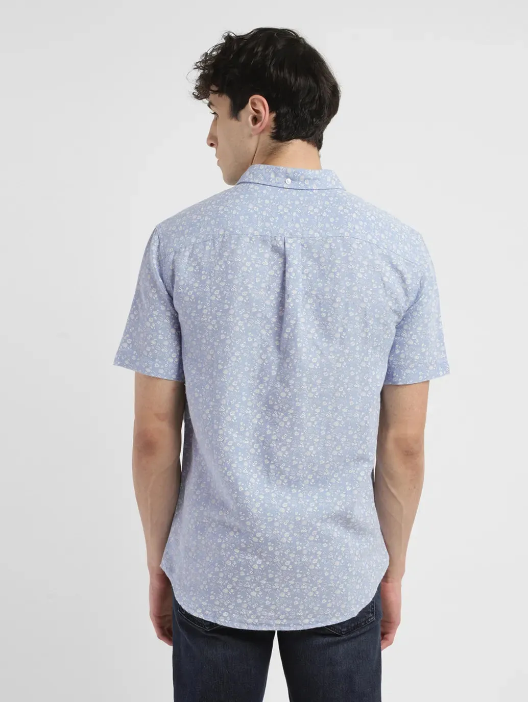 Men's Floral Slim Fit Shirt