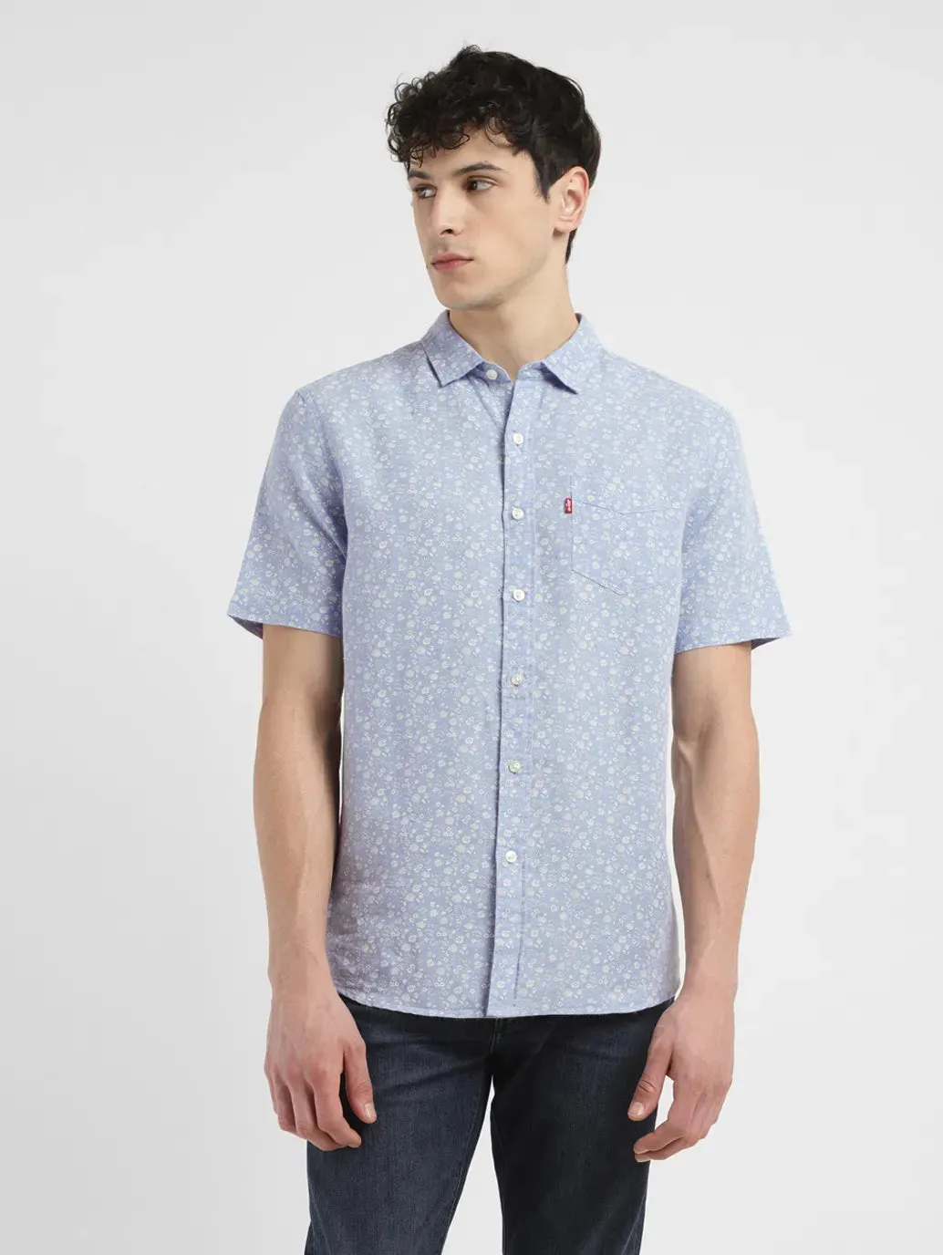 Men's Floral Slim Fit Shirt