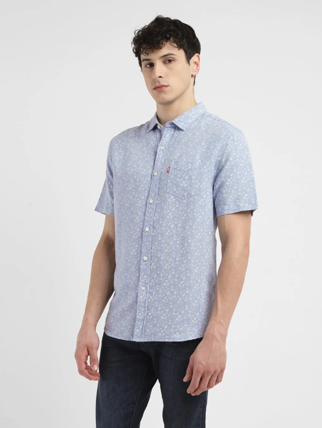 Men's Floral Slim Fit Shirt