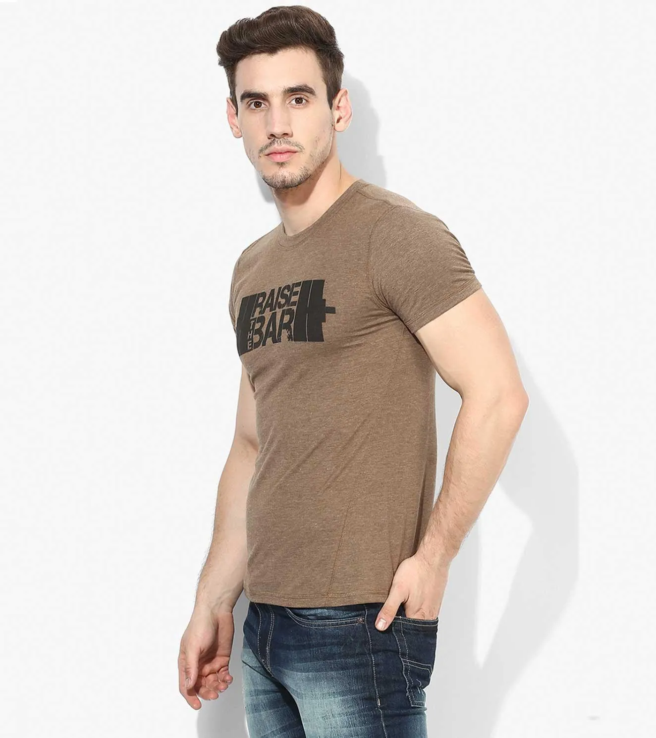 Men's Raise The Bar T-shirt (Olive Green)