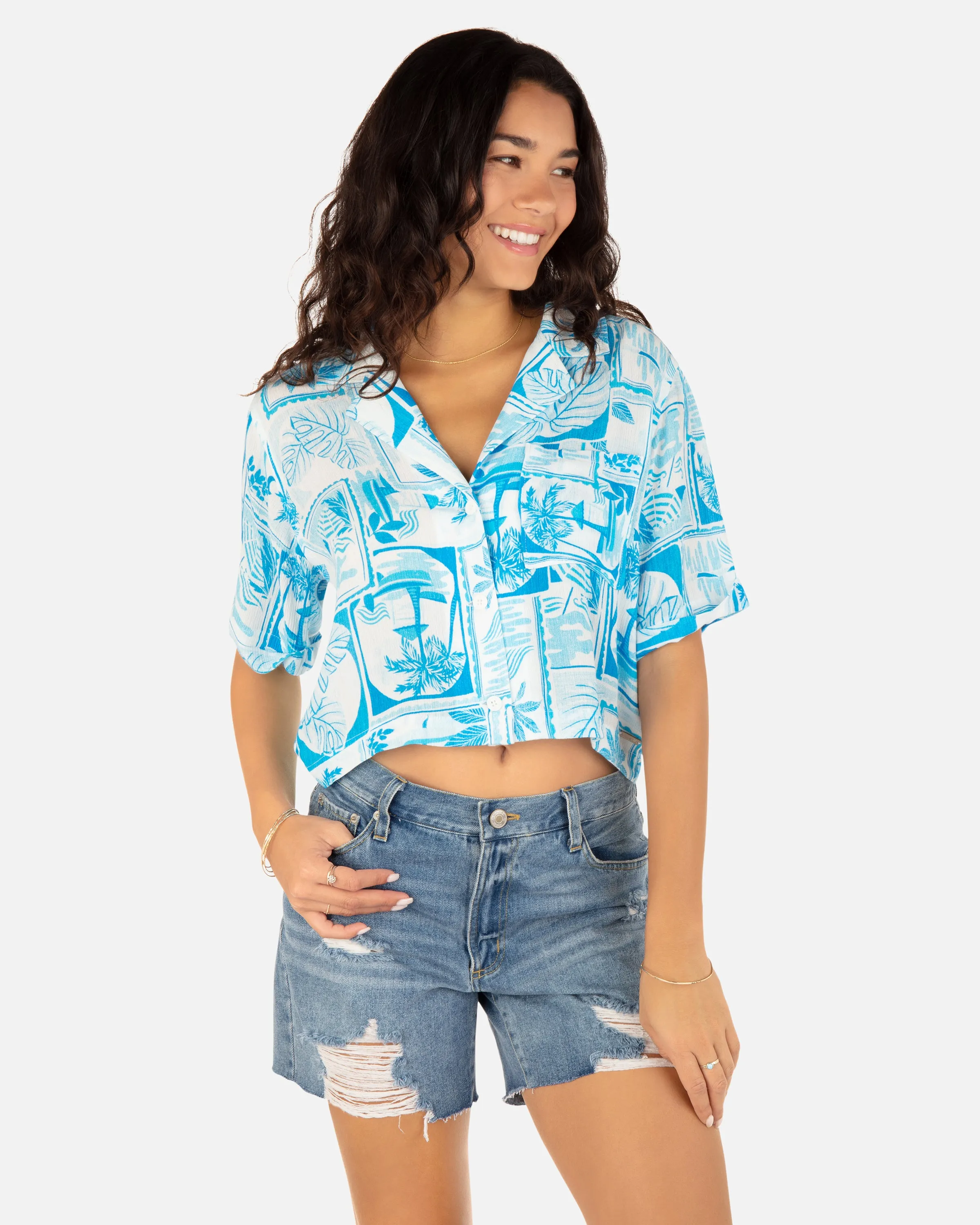 Postcard Camp Shirt