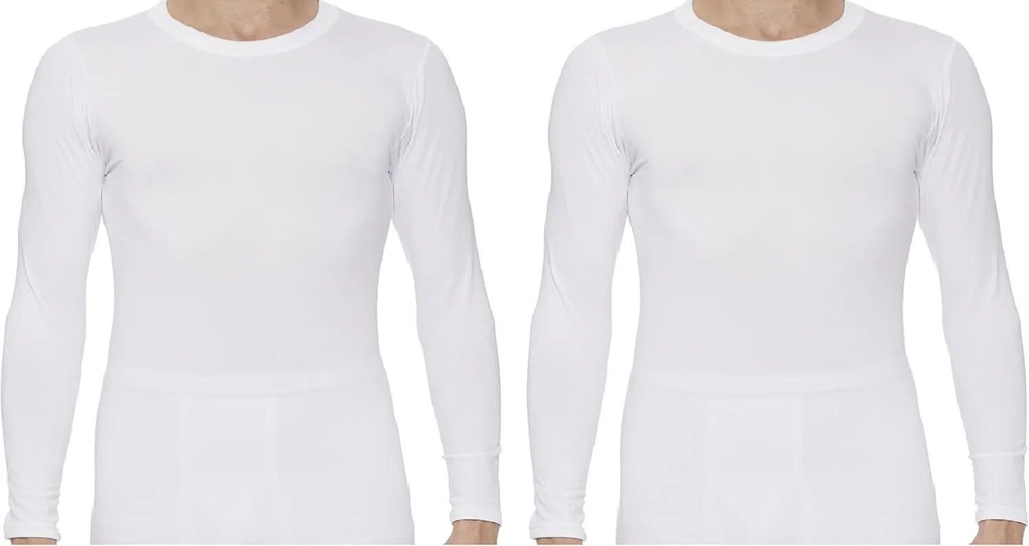 Rocky Mens Thermal Base Layer Top Heavyweight Long John Underwear Shirt Insulated for Outdoor Ski Warmth Extreme Cold Pajamas