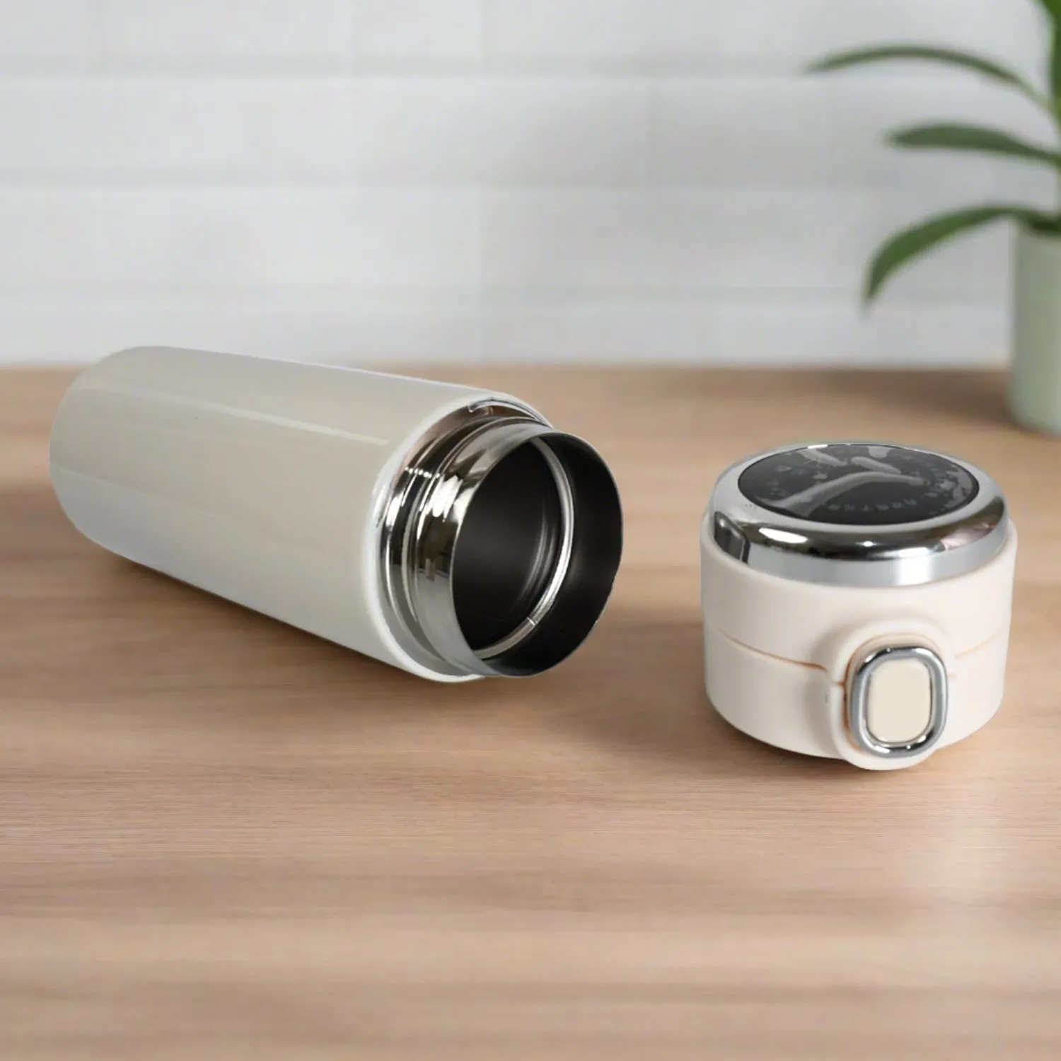 Smart Vacuum Insulated Water Bottle with LED Temperature Display, Cold & Hot | Leak Proof | Office Bottle | Gym | Home | Kitchen | Hiking | Trekking | Travel Bottle (Mix Color & Design / 320 ML)