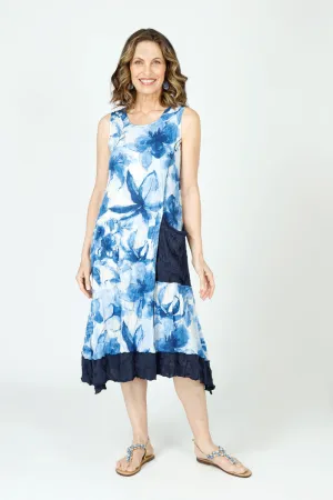 Top Ligne Blue Florals Tank Dress
