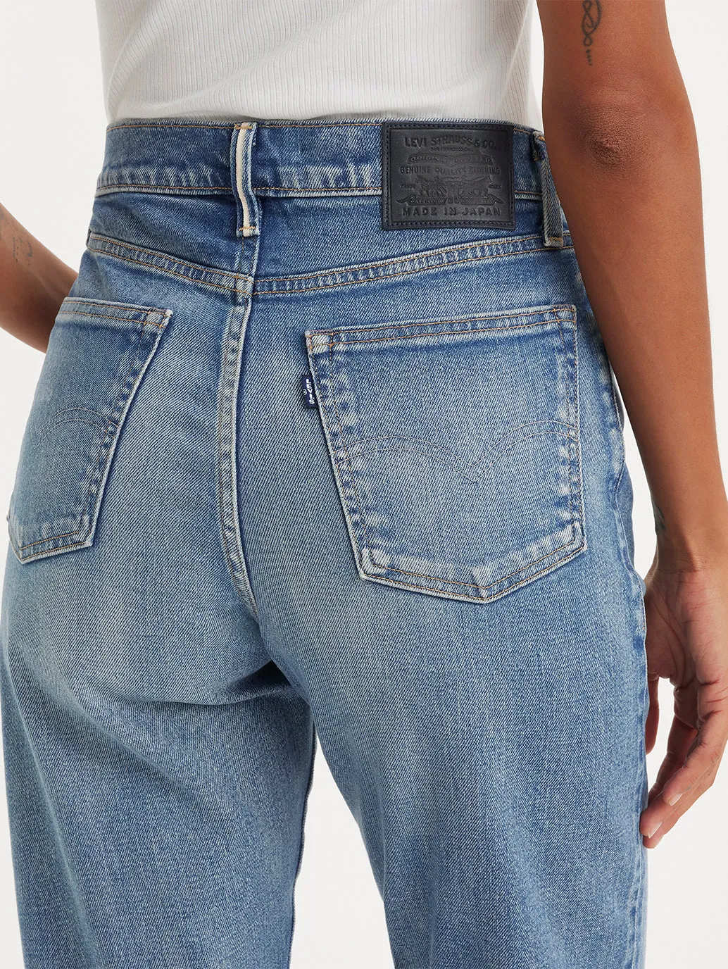Women's 550'92 Blue Relaxed Fit High Rise Jeans