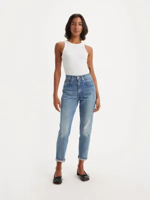 Women's 550'92 Blue Relaxed Fit High Rise Jeans