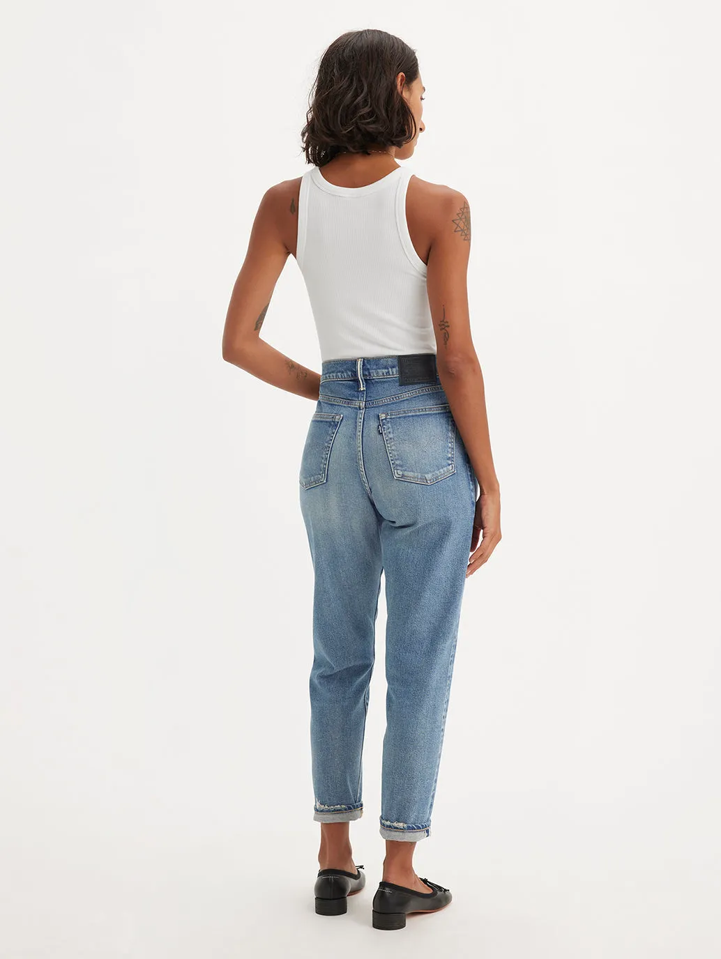 Women's 550'92 Blue Relaxed Fit High Rise Jeans