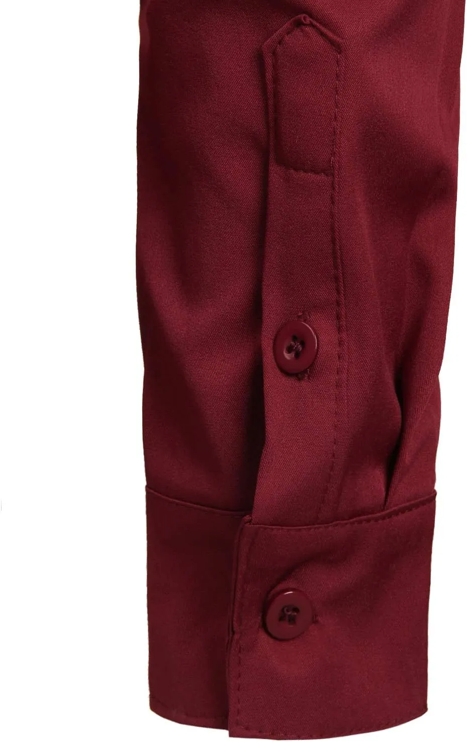 ZEROYAA Men's Banded Collar Slim Fit Long Sleeve Casual Button Down Dress Shirts with Pocket